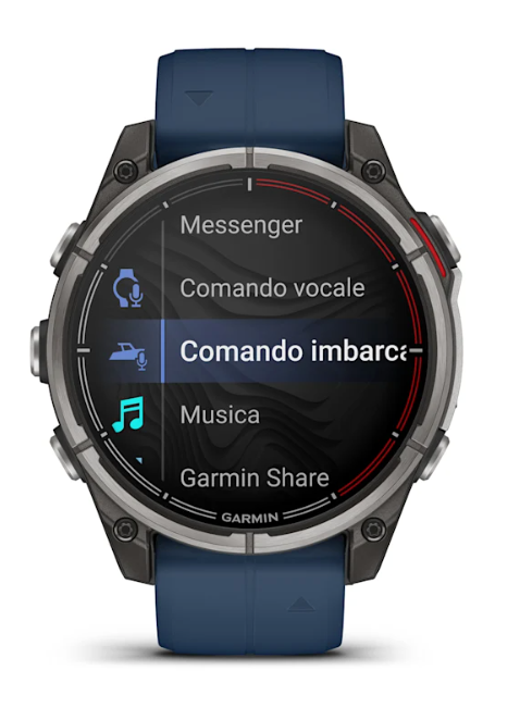 quatix® 8 – 47 mm, AMOLED Smartwatch GPS con funzioni dedicate alla nautica - 010-02904-51
