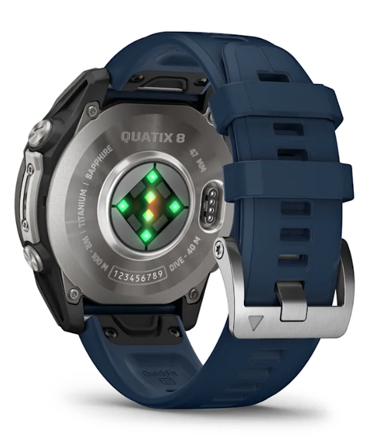 quatix® 8 – 47 mm, AMOLED Smartwatch GPS con funzioni dedicate alla nautica - 010-02904-51