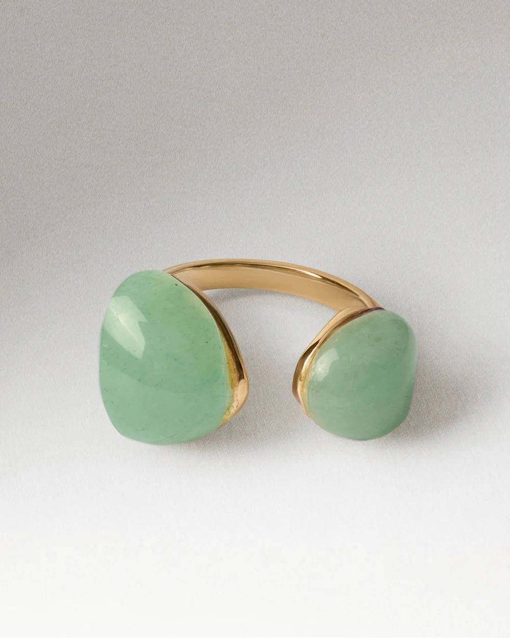 ANELLO AVVENTURINA VERDE GRAVITY - ANB1-D39-08 - Simmi Gioiellerie -Anelli