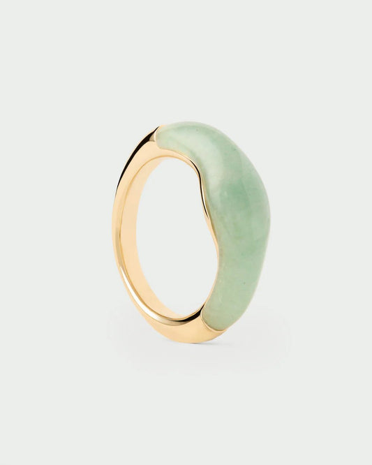 Anello da donna PD Paola AVVENTURINA VERDE NAMI - AN01 - D49 - 08 - Simmi Gioiellerie - Anelli