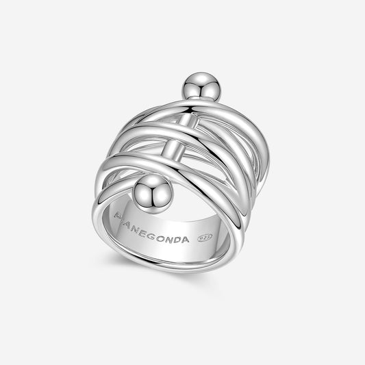 Anello da donna Pianegonda Assoluto a fascia multipla - PSOR019 - Simmi Gioiellerie - Anelli