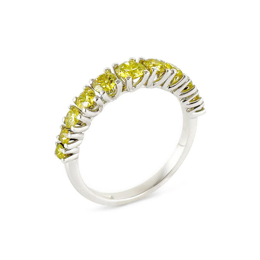 Anello donna veretta di diamanti - Simmi Gioiellerie - Anelli