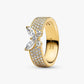 Anello Fascia Pavè con Farfalla Luminosa - 164270C01 - Simmi Gioiellerie - Anelli