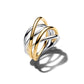Anello in argento sterling e placcato in oro 14k - 164673C00 - Simmi Gioiellerie -Anelli
