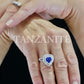Anello in Oro Bianco con Tanzanite Taglio a Cuore e Diamanti – Simmi Gioielli - Simmi Gioiellerie -anelli