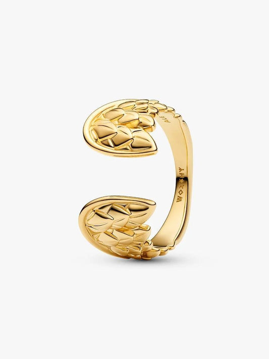 anello Marvel Thor con ali, placcato oro 14k - 164222C00 - Simmi Gioiellerie -Anelli