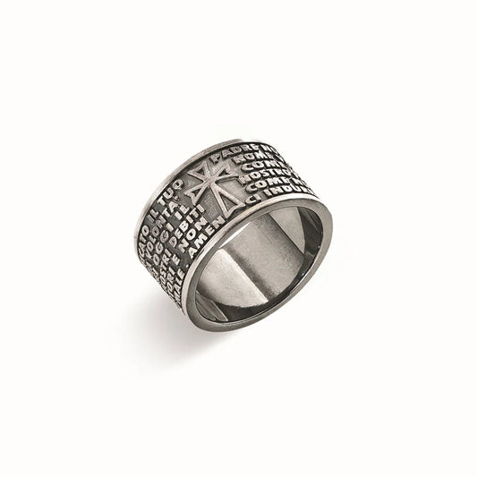 Anello Padre Nostro Brunito - PNB925 - Simmi Gioiellerie - Anelli