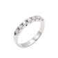 Anello Riviera 7 Pietre in Oro Bianco 18Kt con Diamanti – Simmi Gioielli - Simmi Gioiellerie - Anelli