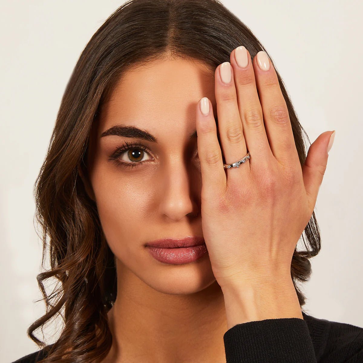 Anello Rosario con Zirconi - AROBB - 14 - Simmi Gioiellerie - Anelli