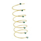 Anello spirale Andromeda in oro giallo con smeraldi - MagicWire - Simmi Gioiellerie - Anelli