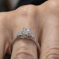 Anello Trilogy Diamanti Taglio Smeraldo in Oro Bianco 18 kt – Simmi Gioielli - Simmi Gioiellerie -Anelli