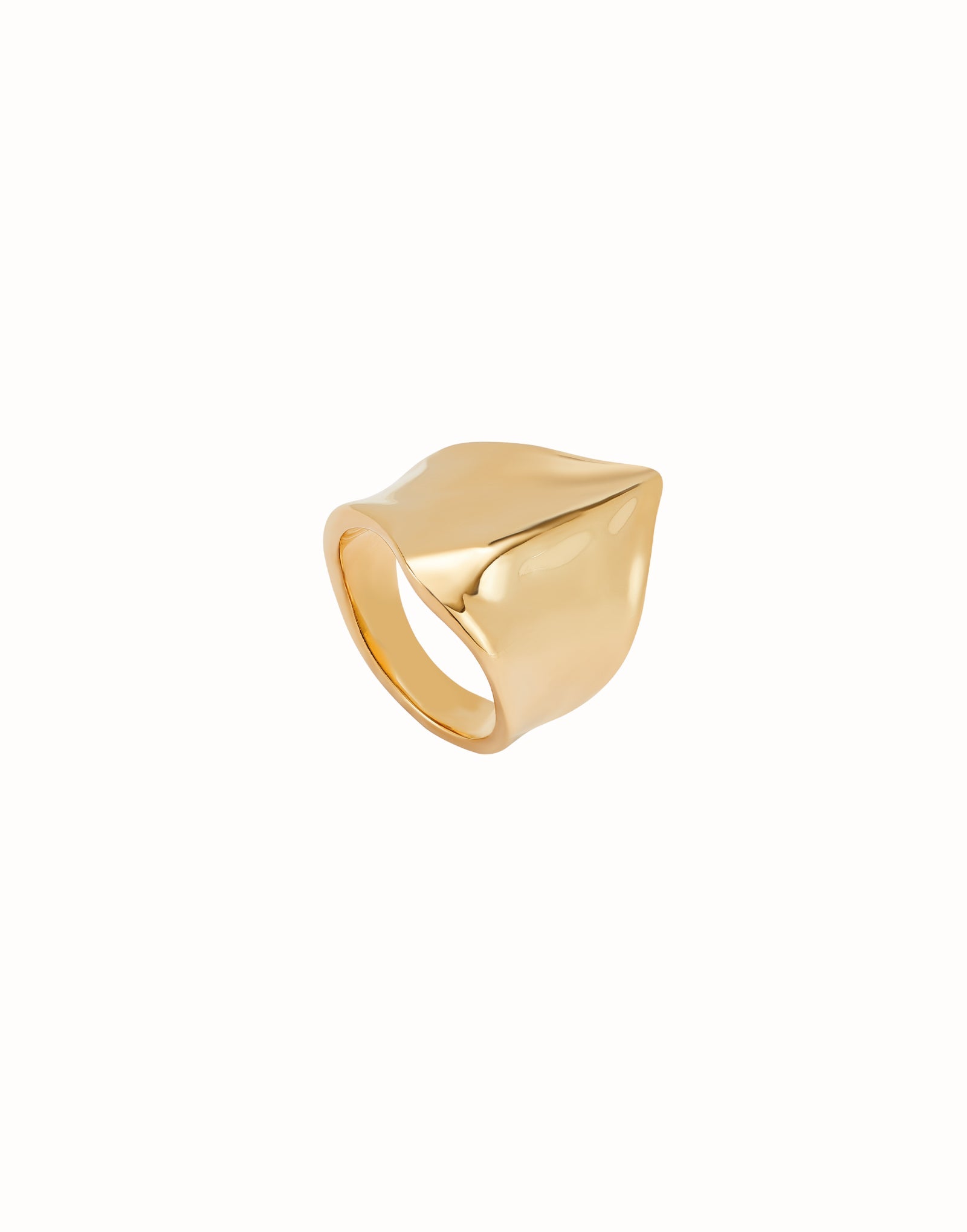 Anello unisex Uno de 50 Anello placcato oro 18k figura manta gigante - Simmi Gioiellerie - Anelli