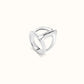 Anello Uno de 50 placcato argento Sterling a forma di manta gigante - Simmi Gioiellerie - Anelli