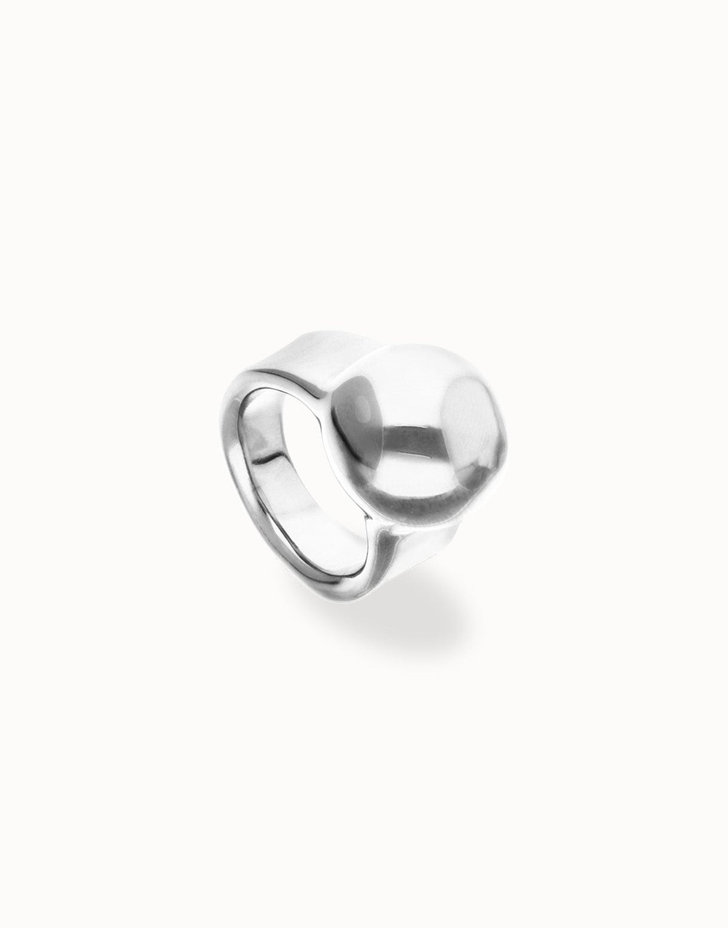 Anello Uno de 50 placcato in argento a forma di sfera - ANI0869 - Simmi Gioiellerie - Anelli