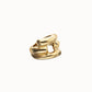 Anello Uno de 50 placcato in oro 18k con quattro forme organiche intrecciate - ANI0863 - Simmi Gioiellerie - Anelli
