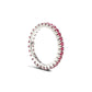 Anello Veretta a giro in Oro Bianco con Rubini – Simmi Gioielli - Simmi Gioiellerie -Anelli