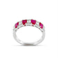 Anello veretta in oro con rubini e diamanti - Simmi Gioielli - Simmi Gioiellerie - Anelli