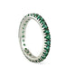Anello veretta in oro con smeraldi - Davite e Delucchi - Simmi Gioiellerie - Anelli
