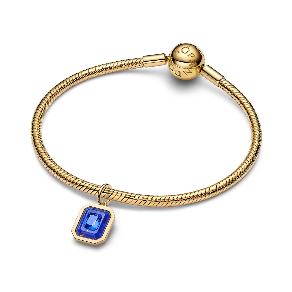 Astra placcato oro 14k pendente con lapislazzuli sintetico - 765035C01 - Simmi Gioiellerie -Charm
