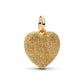 Bombato cuore diamond pointed placcato oro 14k pendente - 765073C00 - Simmi Gioiellerie -Charm
