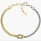 Bracciale Amen Nodo d'Amore Bicolore - BRNOAMBG14 - Simmi Gioiellerie - Bracciali