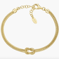 Bracciale Amen Nodo d'Amore Dorato - BRNOAMGG14 - Simmi Gioiellerie - Bracciali