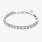 Bracciale Cuori con Tre Pietre - 594390C01 - Simmi Gioiellerie - Bracciali