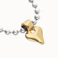 Bracciale di sfere placcato oro 18k con dettaglio di cuore - PUL2636 - Simmi Gioiellerie - Bracciali