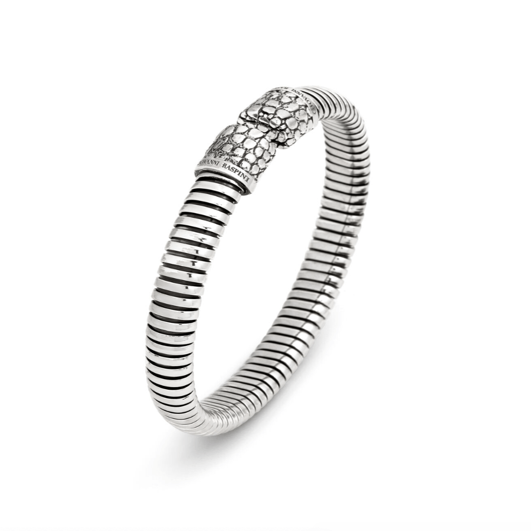 Bracciale donna Giovanni Raspini Tubogas Croco Piccolo - 12324 - Simmi Gioiellerie - Bracciali