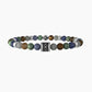 Bracciale elastico uomo con pietre multicolor - 732173 - Simmi Gioiellerie - Bracciali