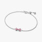 Bracciale Fiocco Luminoso Rosa - 594234C01 - Simmi Gioiellerie - Bracciali