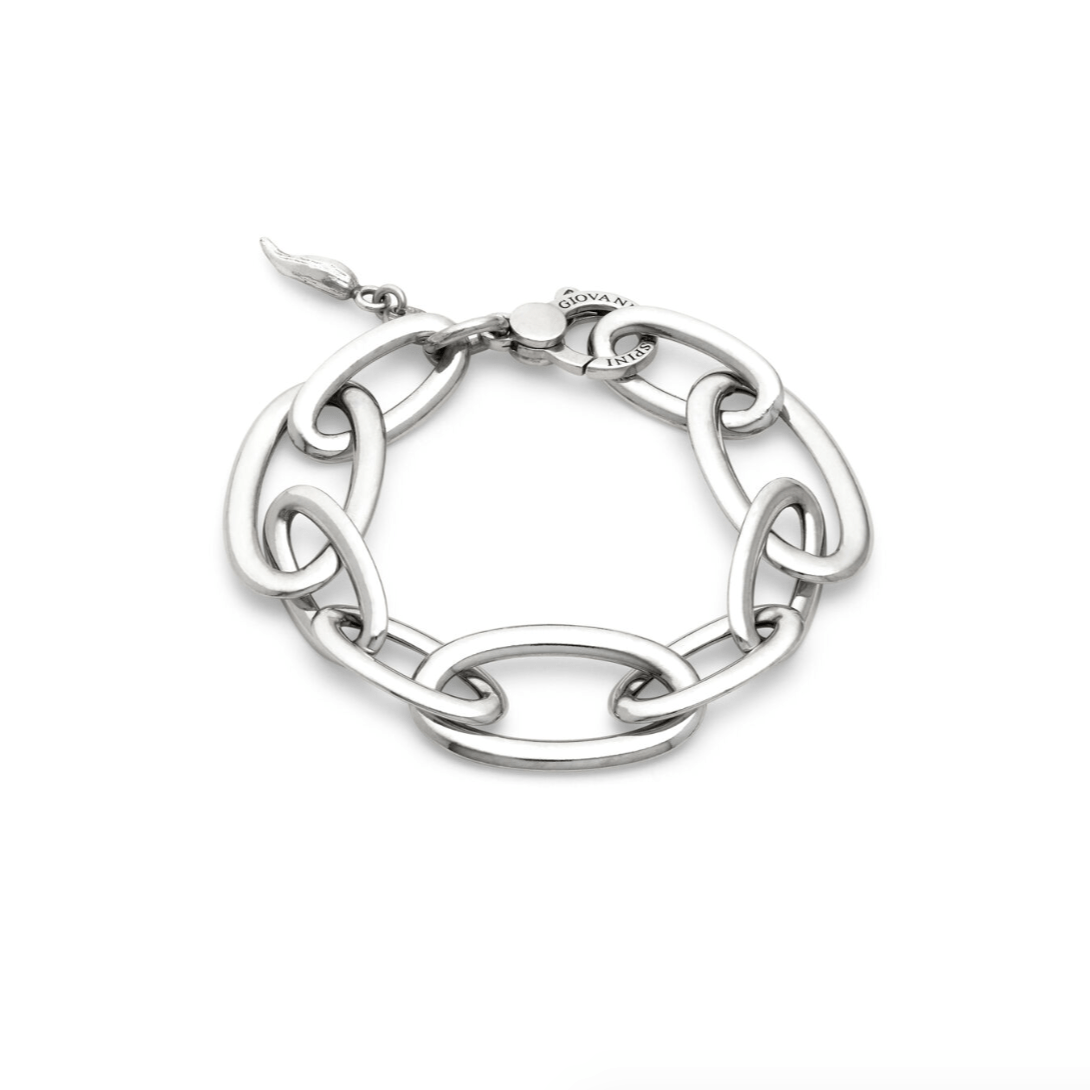 Bracciale Giovanni Raspini Maglia Ovale Bold - 12370 - Simmi Gioiellerie - Bracciali