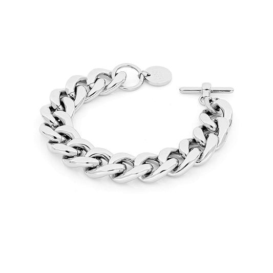 Bracciale Groumette in bronzo argentato - 1707 - Simmi Gioiellerie - Bracciali