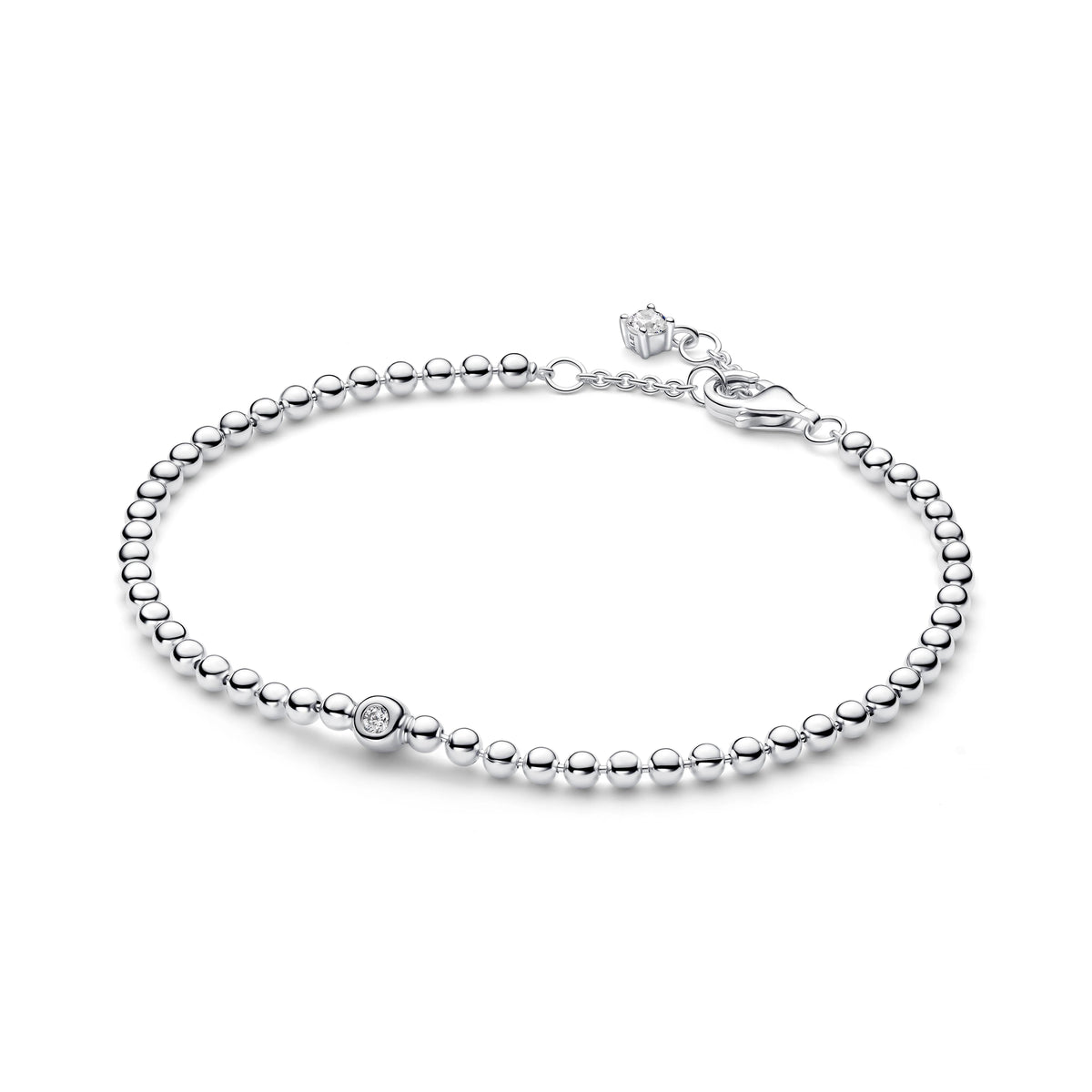 Bracciale in argento sterling con zirconia cubica trasparente - 594822C01 - Simmi Gioiellerie -Bracciali