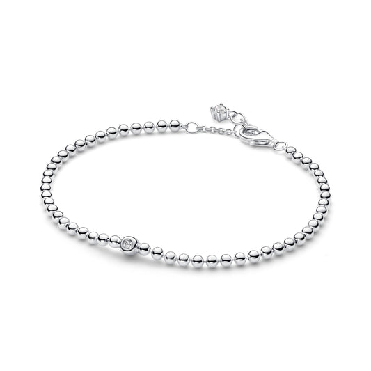 Bracciale in argento sterling con zirconia cubica trasparente - 594822C01 - Simmi Gioiellerie -Bracciali