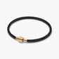 Bracciale in Corda Nera con Chiusura a Barile - 564530C01 - Simmi Gioiellerie - Bracciali