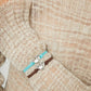 Bracciale in filo elastico marrone con cuore placcato argento sterling - Simmi Gioiellerie - Bracciali