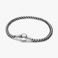 Bracciale Intreccio Tessuto Nero - 593816C02 - Simmi Gioiellerie - Bracciali