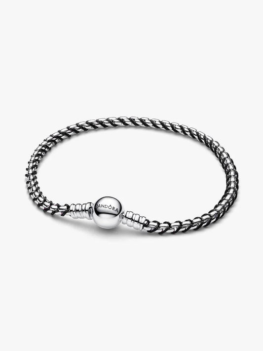 Bracciale Intreccio Tessuto Nero - 593816C02 - Simmi Gioiellerie - Bracciali