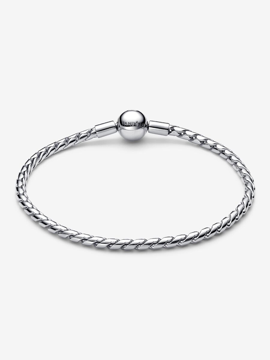 Bracciale Maglia Spiga con Chiusura a Sfera - 594028C00 - Simmi Gioiellerie - Bracciali