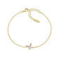 Bracciale Petali Lilla Dorato in Argento - BRBUTGBLA - Simmi Gioiellerie -Bracciali
