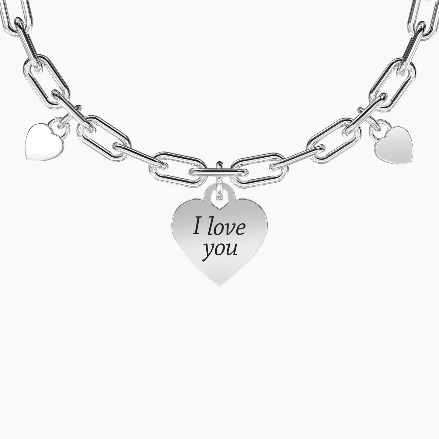 Bracciale regolabile con ciondolo cuore - 732270 - Simmi Gioiellerie - Bracciali