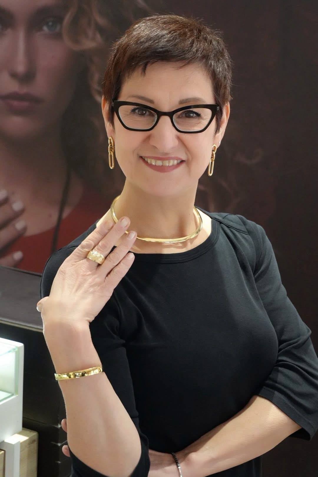 Bracciale rigido in oro giallo - Simmi Gioielli - Simmi Gioiellerie - Collane