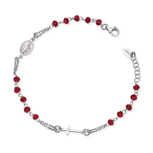 Bracciale Rosario Cristalli - BROBR3 - Simmi Gioiellerie - Bracciali