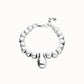 Bracciale Uno de 50 con sfere medie placcate in argento sterling e sfera grande - PUL2608 - Simmi Gioiellerie - Bracciali