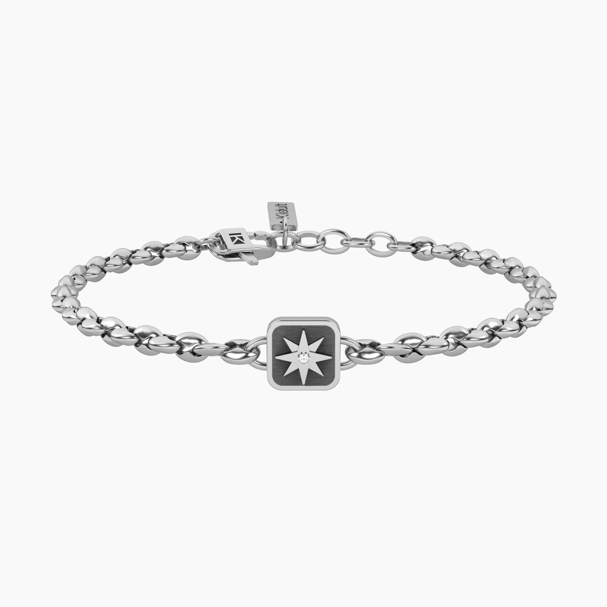 Bracciale uomo con rosa dei venti Rosa dei venti | libero ed intrepido - 732344 - Simmi Gioiellerie - Bracciali