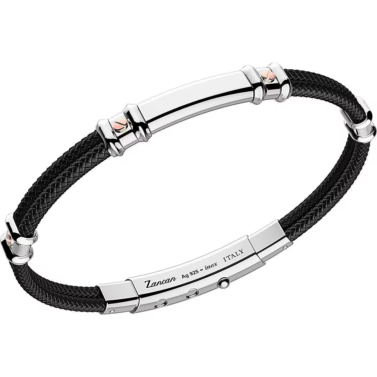 Bracciale Zancan Uomo Regata in Argento - EXB577R-NE