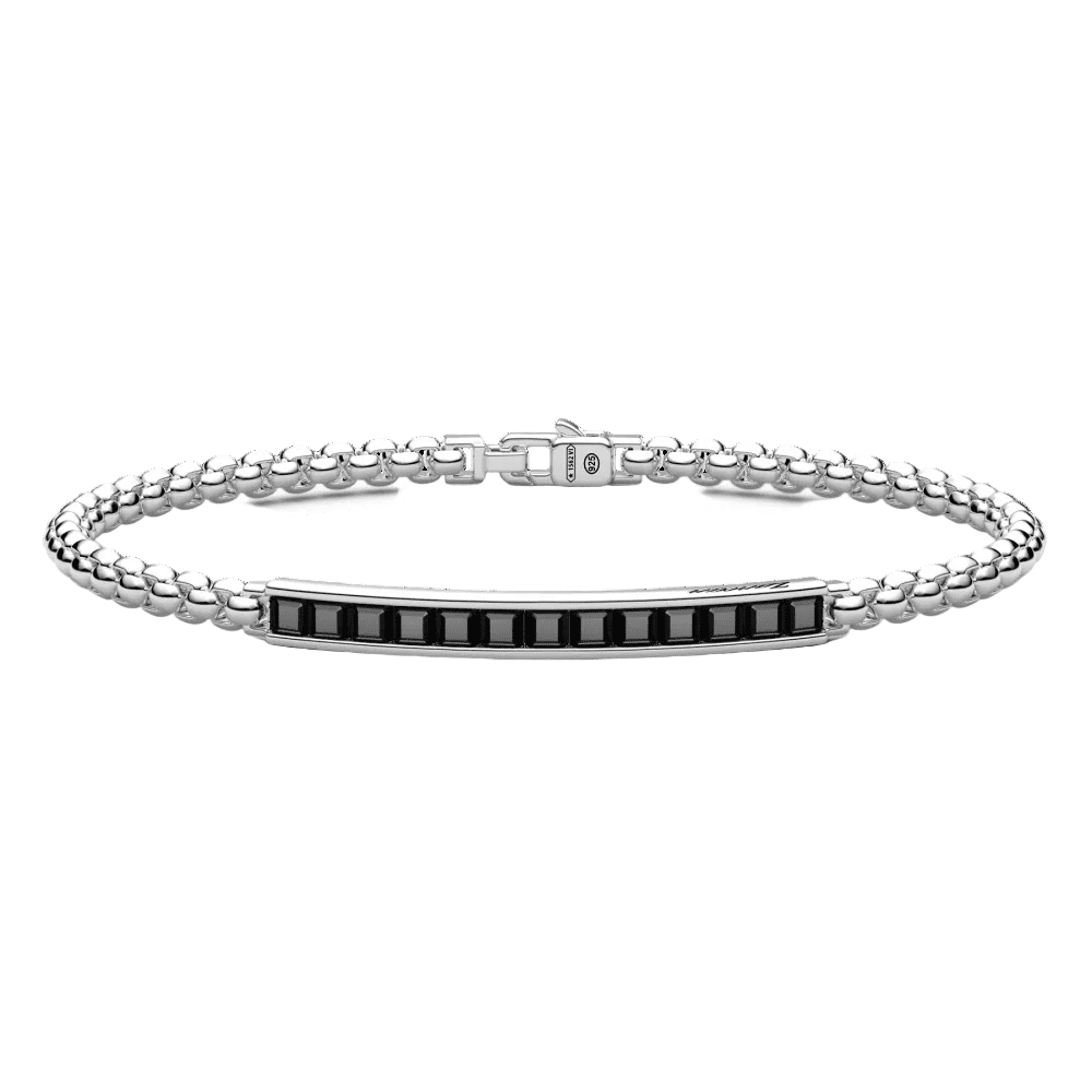 Bracciale Zancan in argento con pietre naturali - EXB307R - N - Simmi Gioiellerie - Bracciali