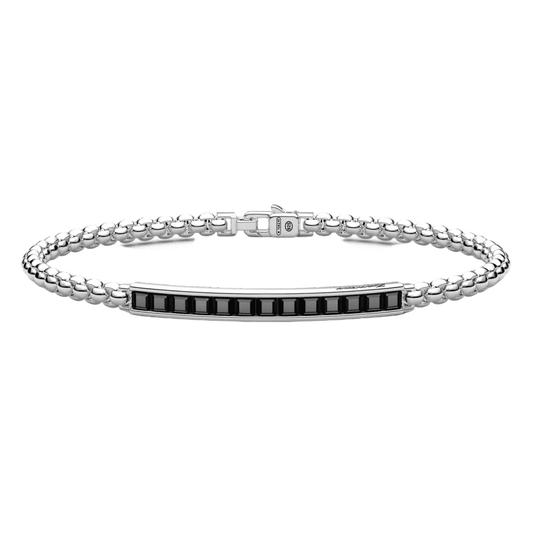 Bracciale Zancan in argento con pietre naturali - EXB307R - N - Simmi Gioiellerie - Bracciali