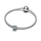 Charm Conchiglia traforata in argento sterling con smalto blu - 794695C01 - Simmi Gioiellerie -Charm